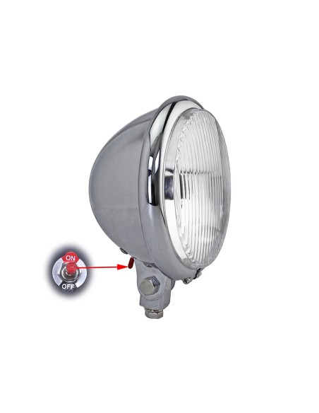 Bates Head Light Led 5 3/4 Chrome.